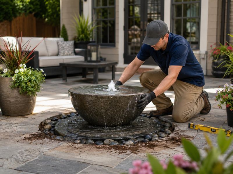 Garden Fountain Replacement in Honolulu, HI